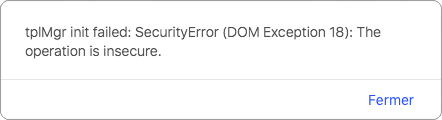 SecurityError (DOM Exception 18)